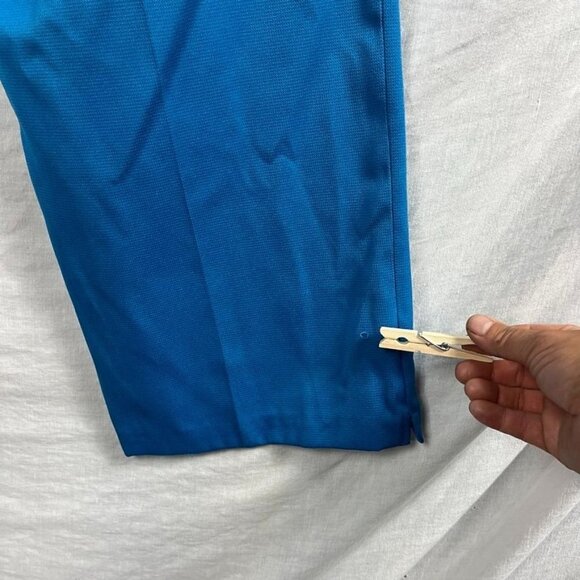 Vintage Montique‎ Leisure Pants Mens 36x29 Retro Track Golf Bright Funky Indie - Picture 13 of 16